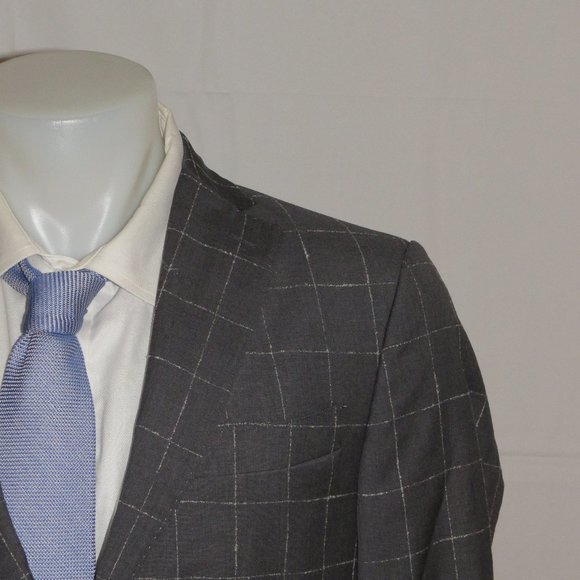 Domenico Vacca Super 130 Two Button Blazer 42R NWT - Picture 1 of 13